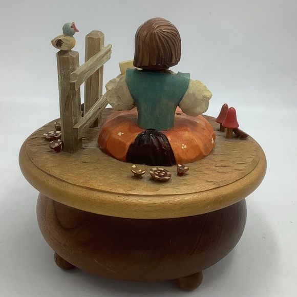 Vintage Swiss Anri Thorens Wood Music Box - Picture 7 of 16